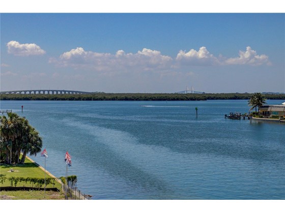 Looking down channel toward the Skyway bridge. - Condo for sale at 44 Bayview Ct S #A, St Petersburg, FL 33711 - MLS Number is U8125847
