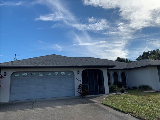 Screened in entry - Single Family Home for sale at 4200 Swensson St, Port Charlotte, FL 33948 - MLS Number is C7452315
