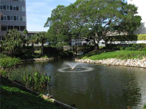VIEW FROM THE LANAI - Condo for sale at 1087 W Peppertree Dr #221d, Sarasota, FL 34242 - MLS Number is A4493593