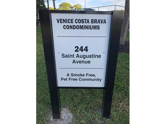 Venice Costa Brava is a smoke free community. - Condo for sale at 244 Saint Augustine Ave #104, Venice, FL 34285 - MLS Number is A4518081